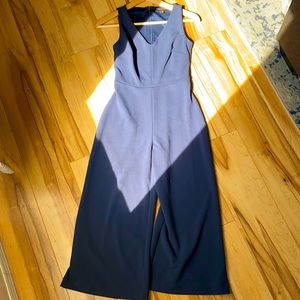 Wide leg navy blue Banana Republic romper